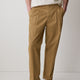 Loose Straight-Leg Pleated Chino Pant