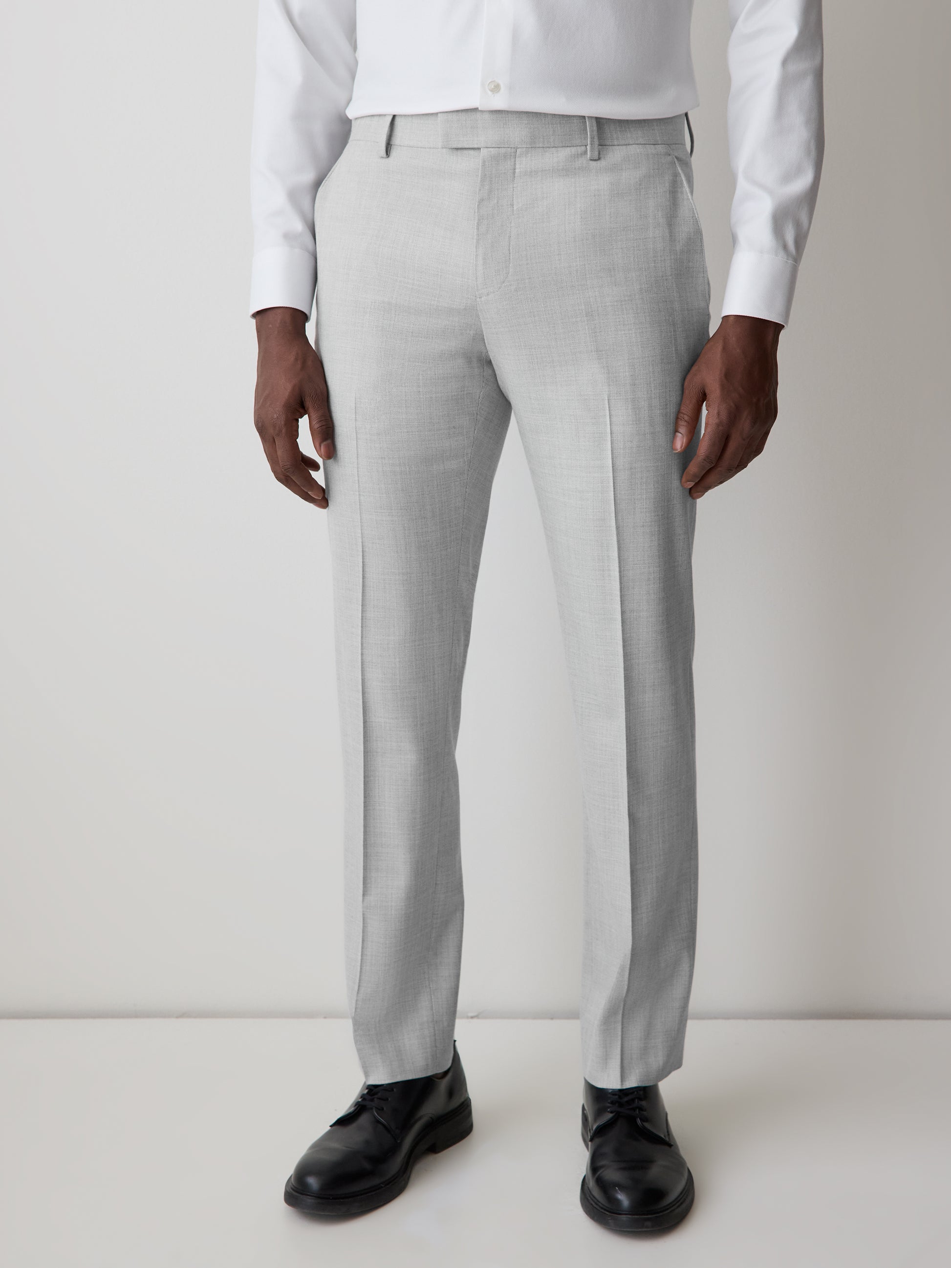 Essential Tailored Fit Light Grey Suit Pant