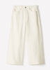 High-Rise Wide-Leg Cropped Jeans