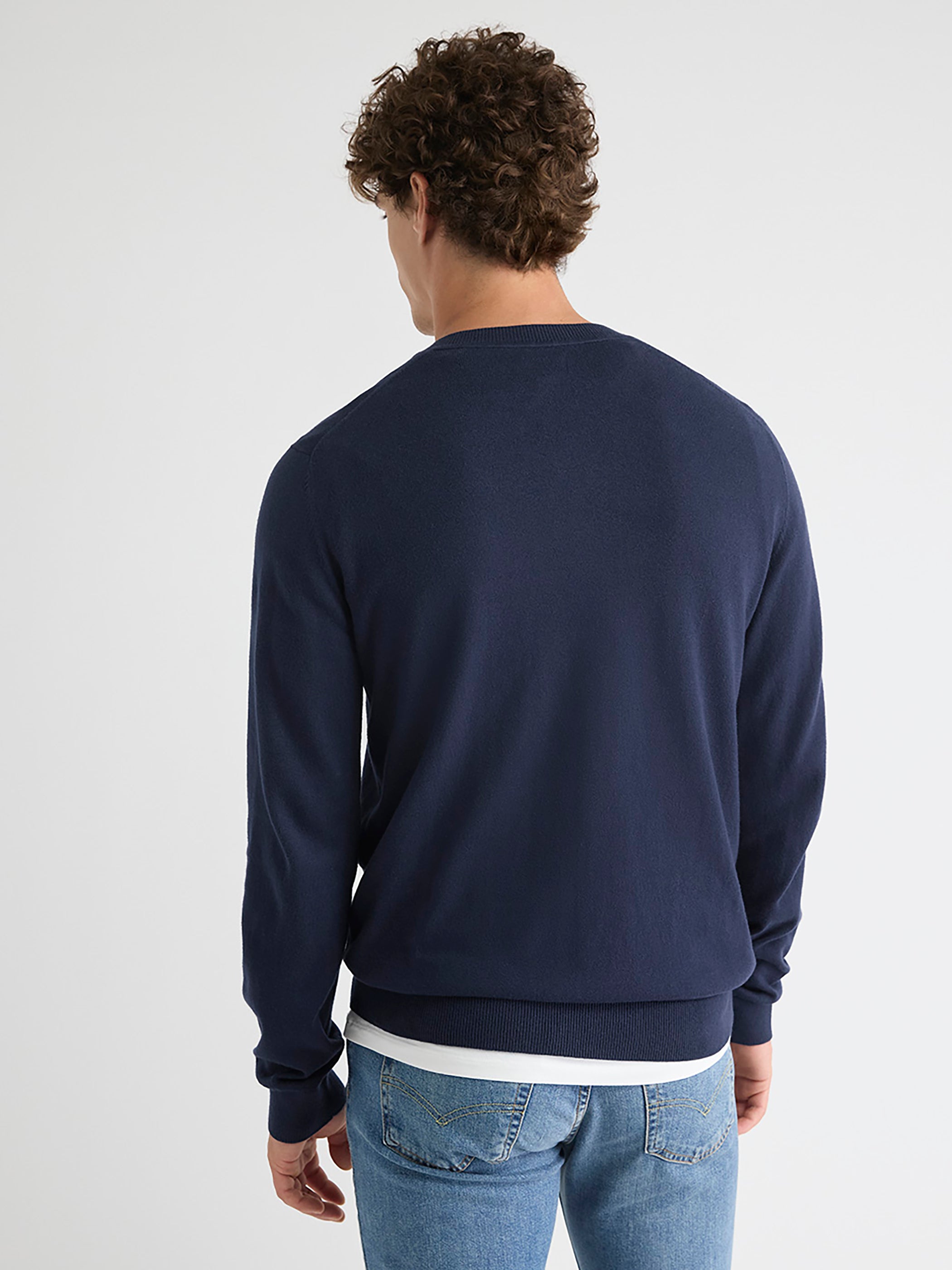 Long-Sleeve V-Neck Sweater