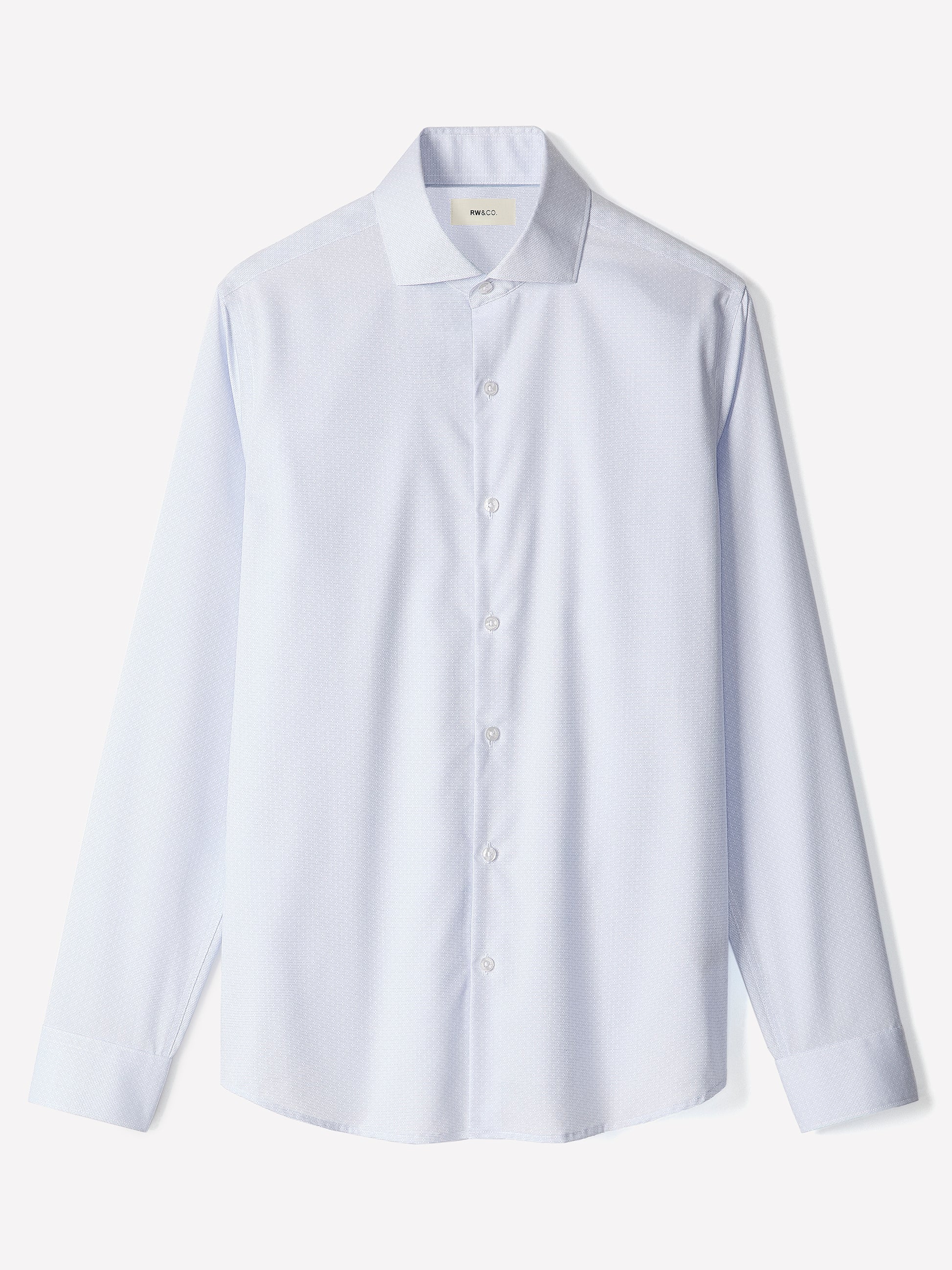 Slim Fit Dotted Dress Shirt