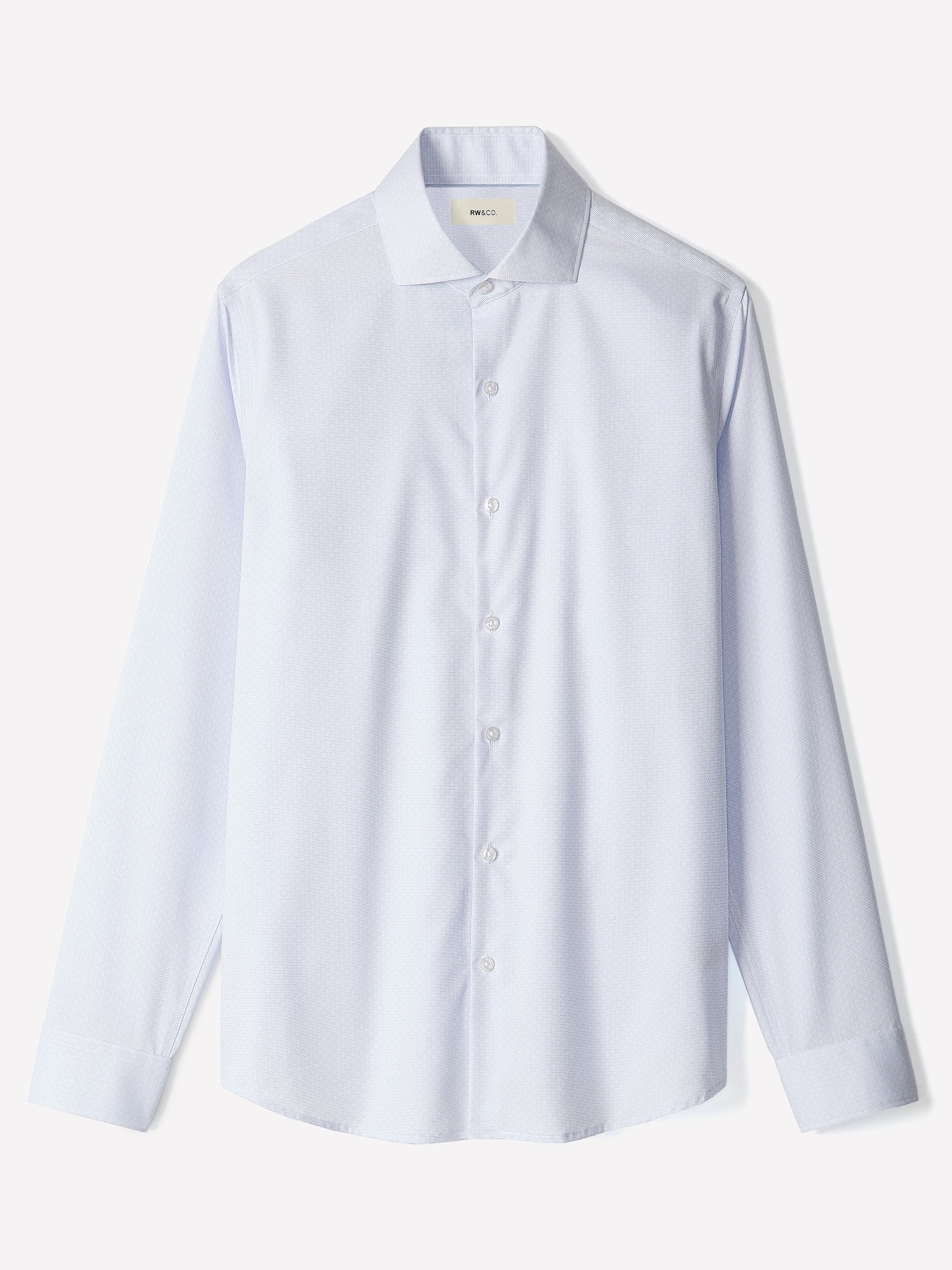 Slim Fit Dotted Dress Shirt