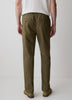 Linen-Blend Pants with Elastic Waistband and Drawstring