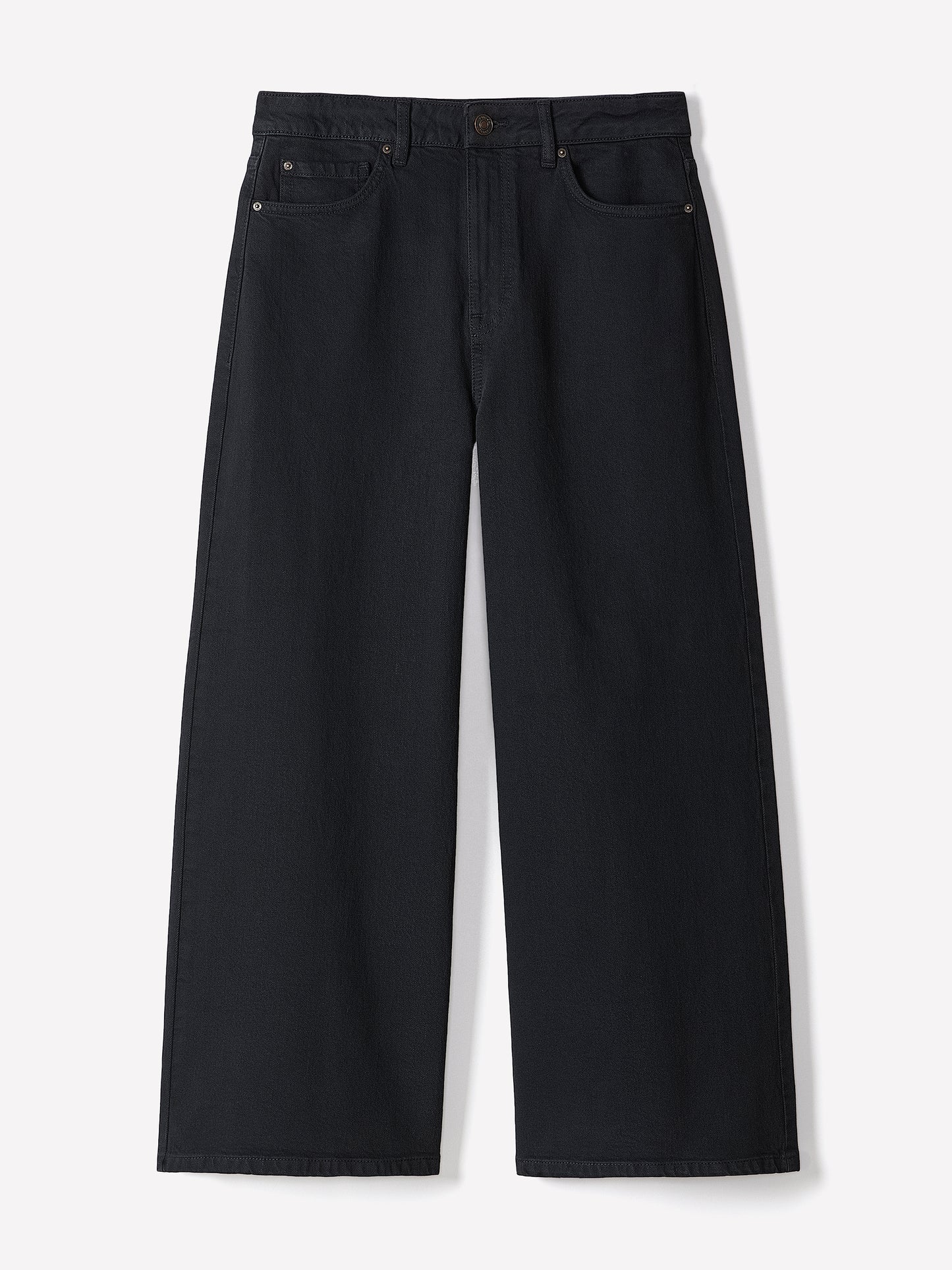 High-Rise Wide-Leg Cropped Jeans