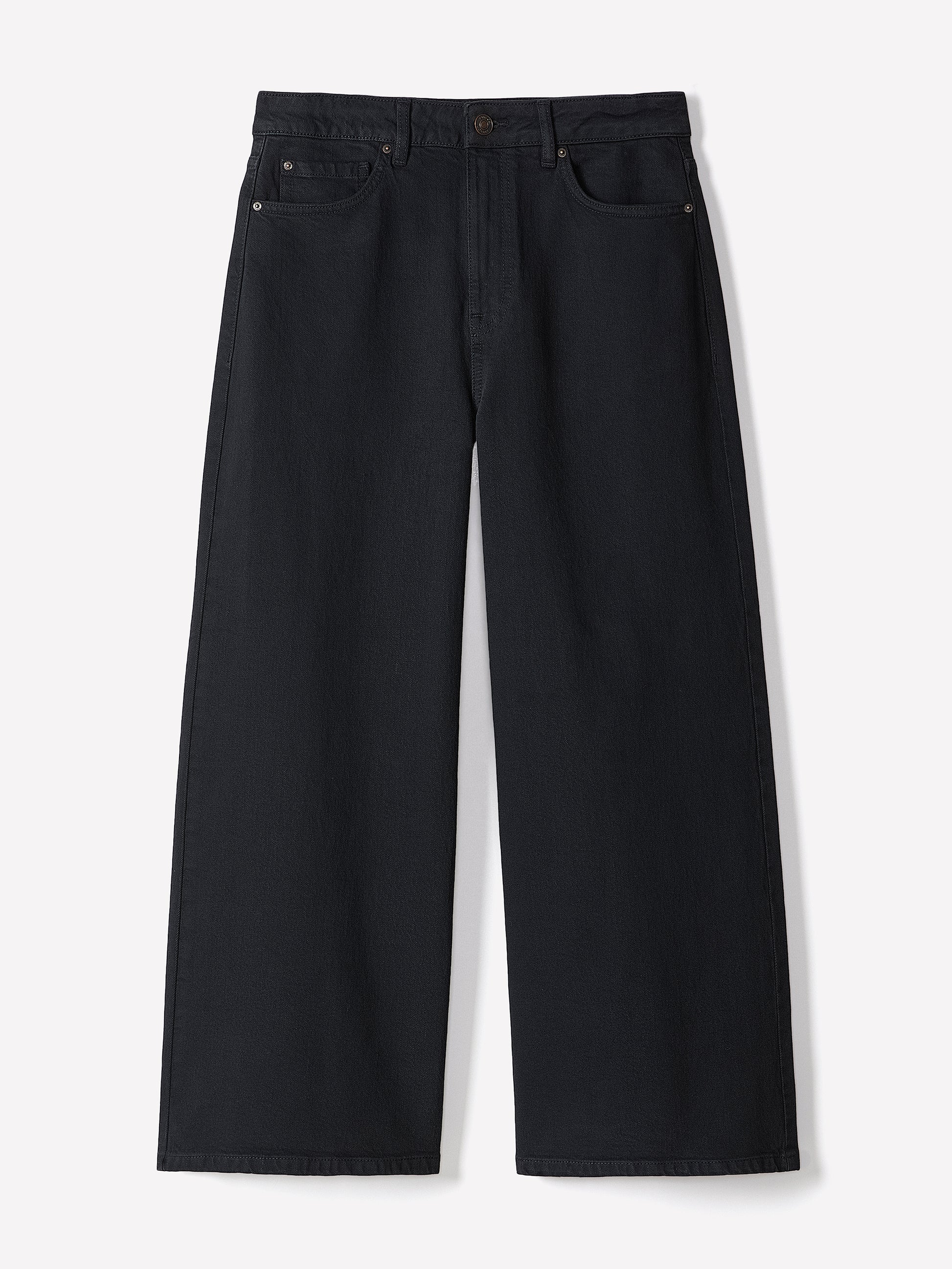 High-Rise Wide-Leg Cropped Jeans