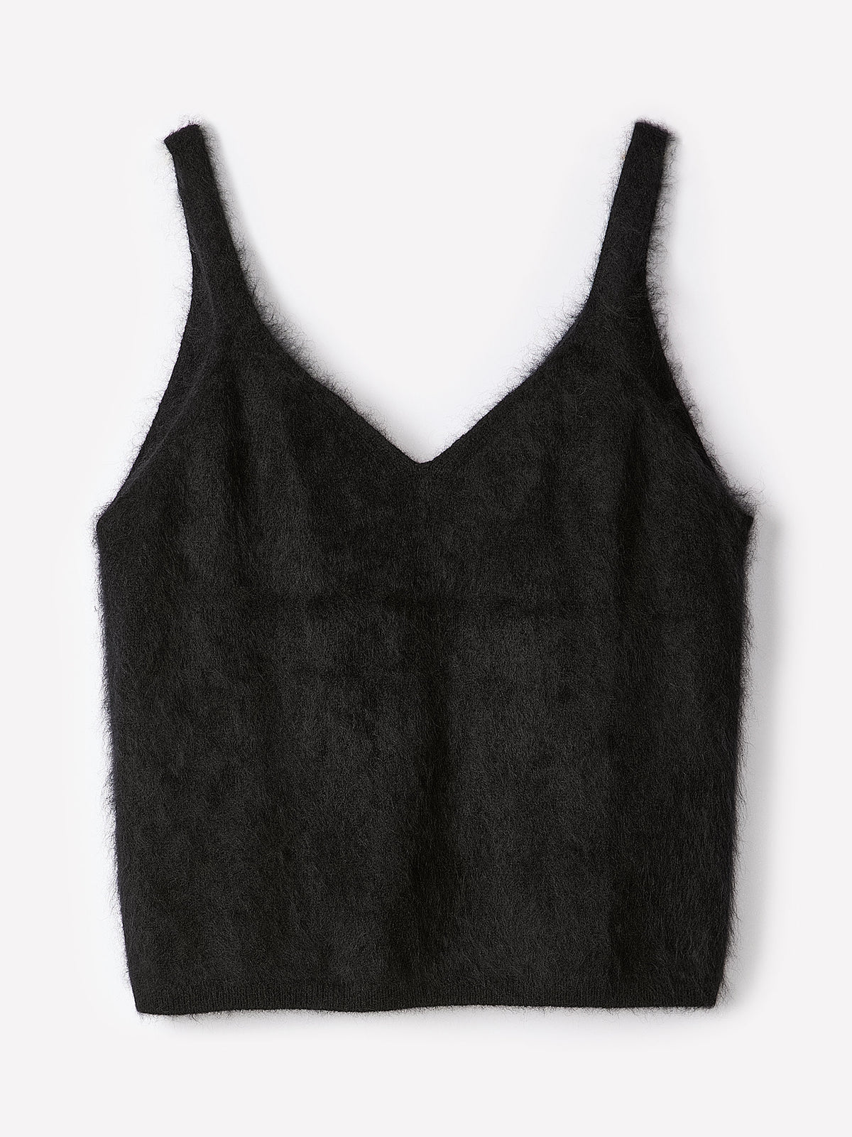 V-Neck Hairy Merino Tank