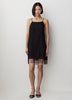 Woven Mini Dress with Fringe Detail