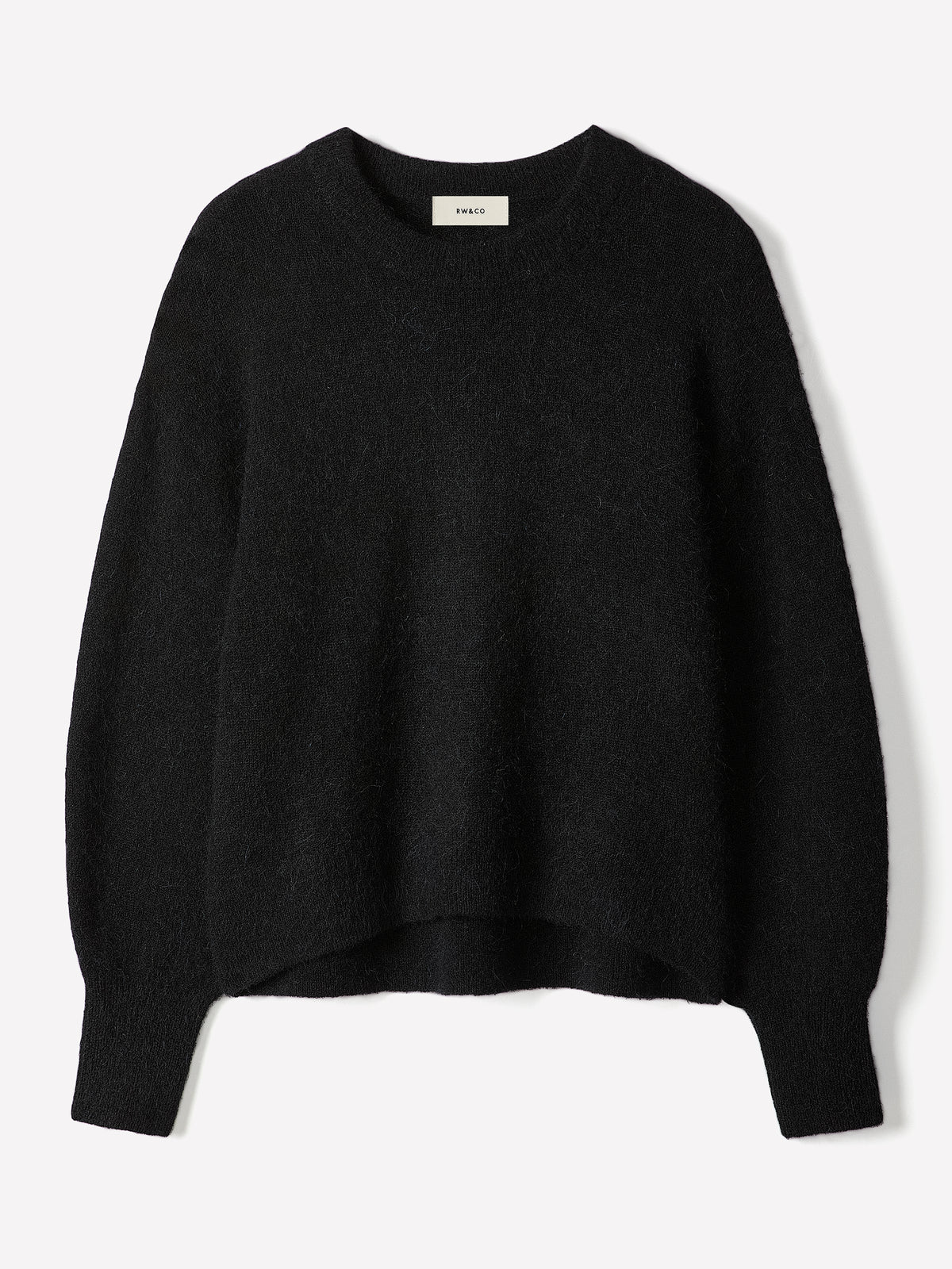 Wool-Blend Long-Sleeve Crew-Neck Sweater