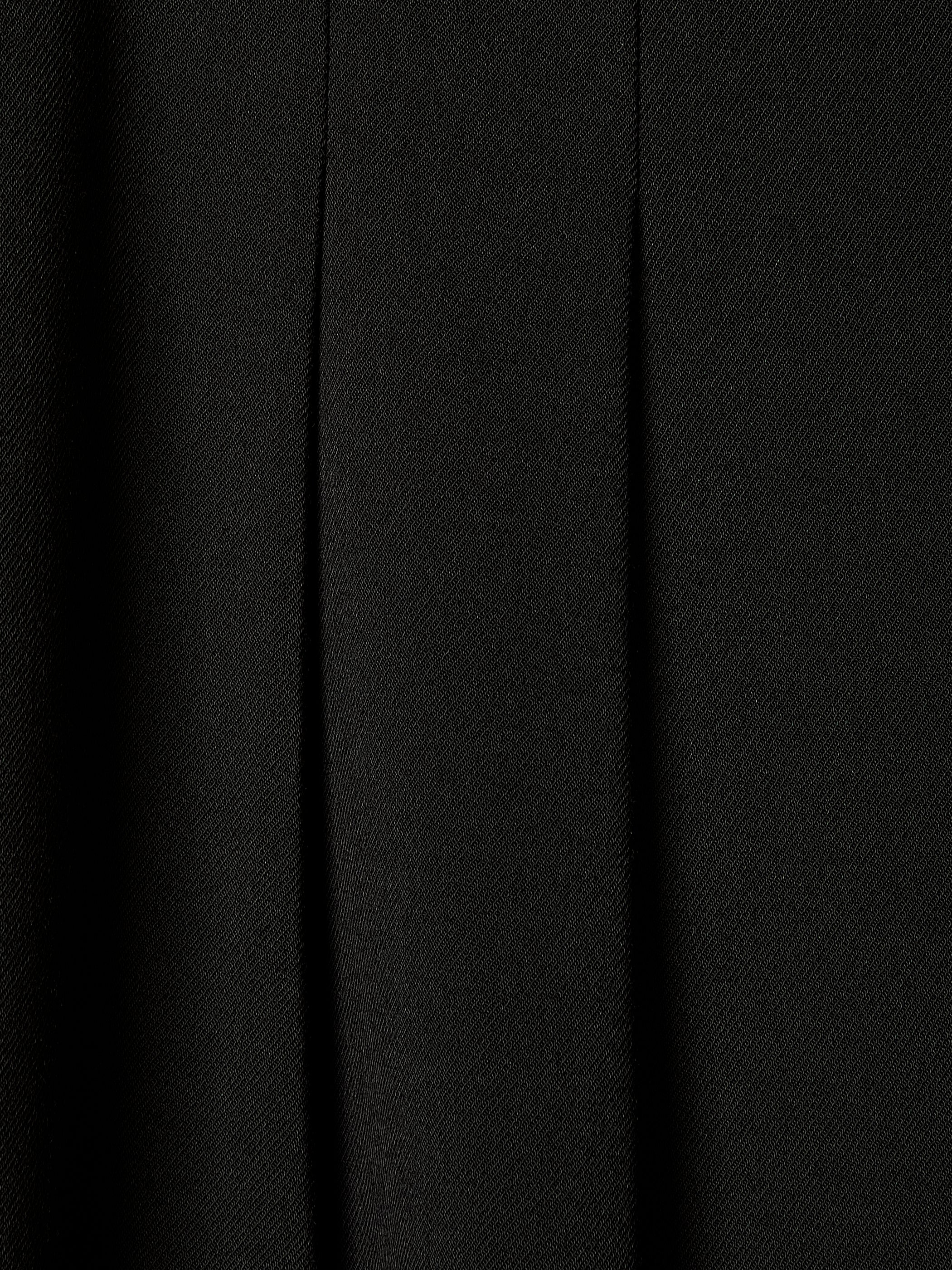 High-Rise Wide-Leg Twill Pant