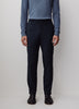 Slim Fit Woven Navy Windowpane Pant