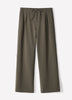 Pull-On Mid-Rise Wide-Leg Pant