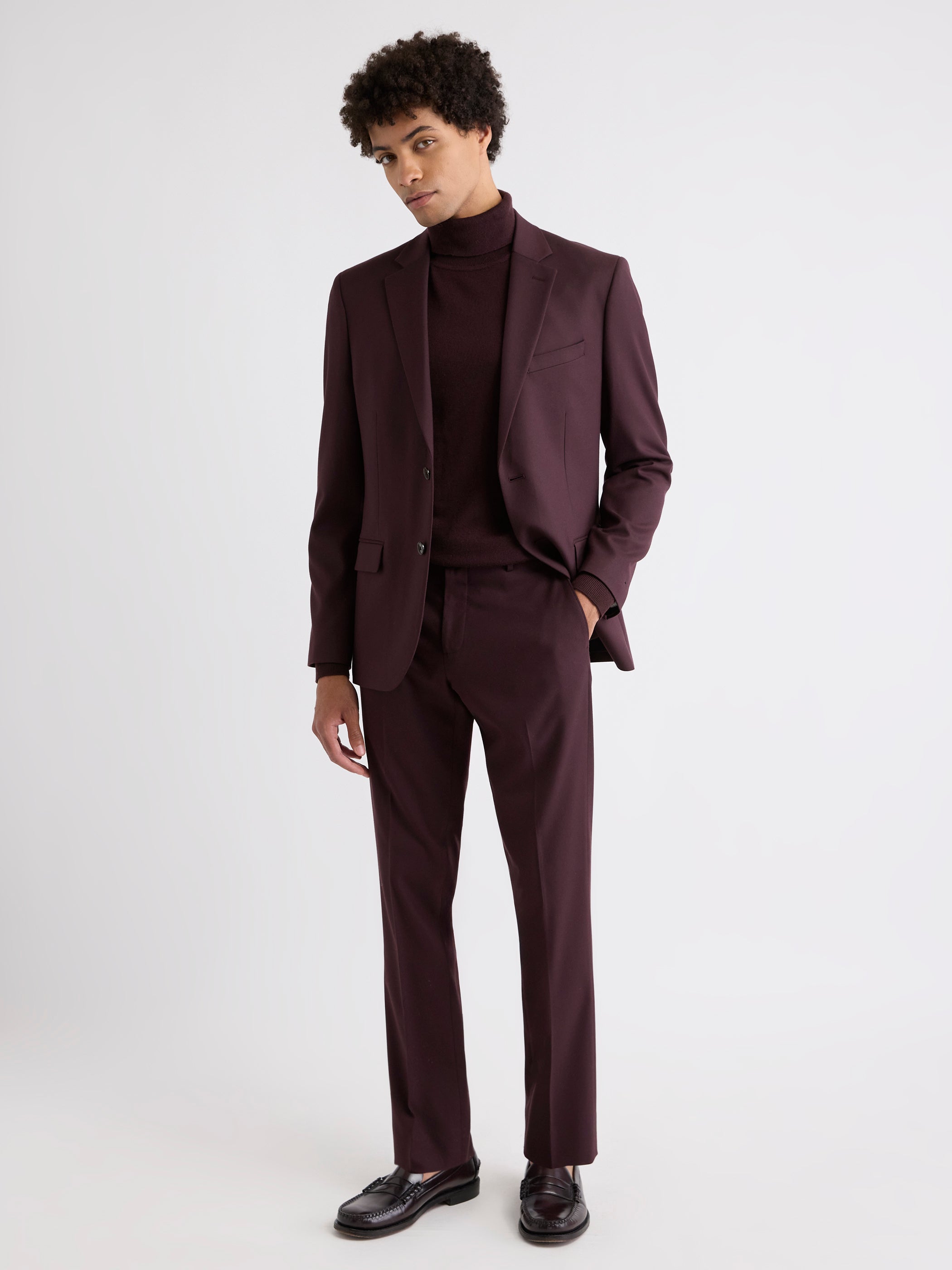 Merino Wool Turtleneck Sweater