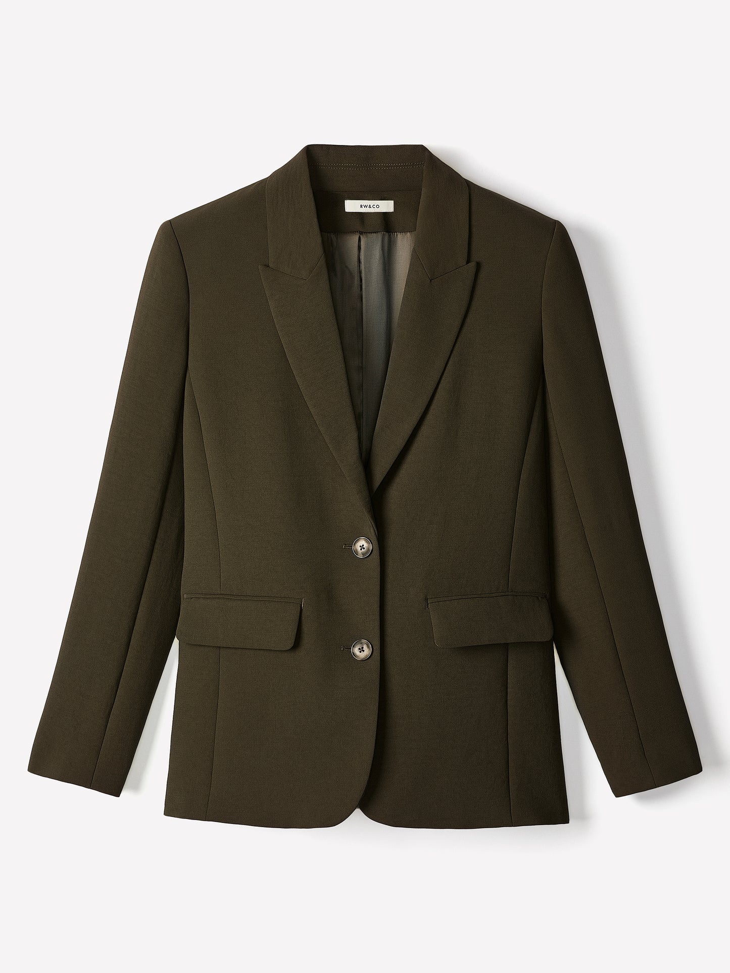 Relaxed-Fit Two-Button Blazer