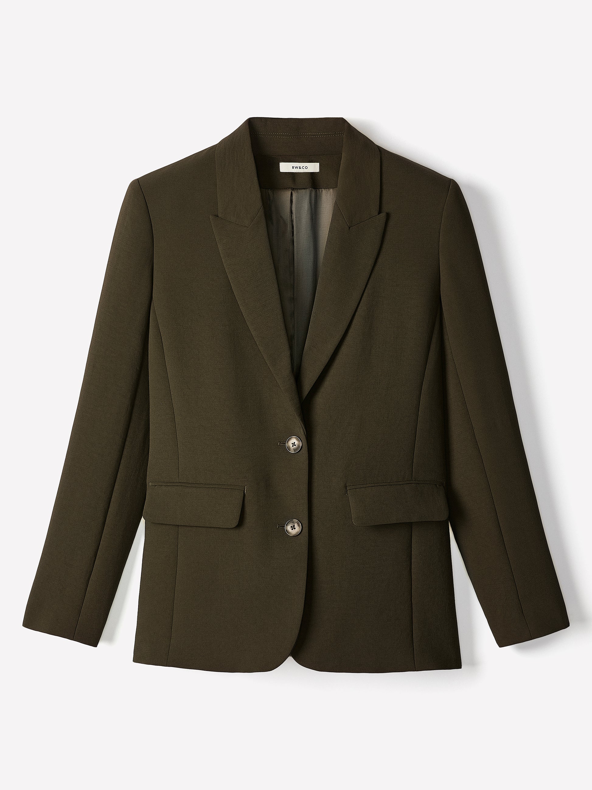 Relaxed-Fit Two-Button Blazer