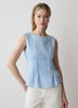 Woven Blouse Ramie Lyocell Blend
