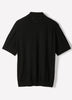 Merino Wool Polo Sweater Short Sleeve