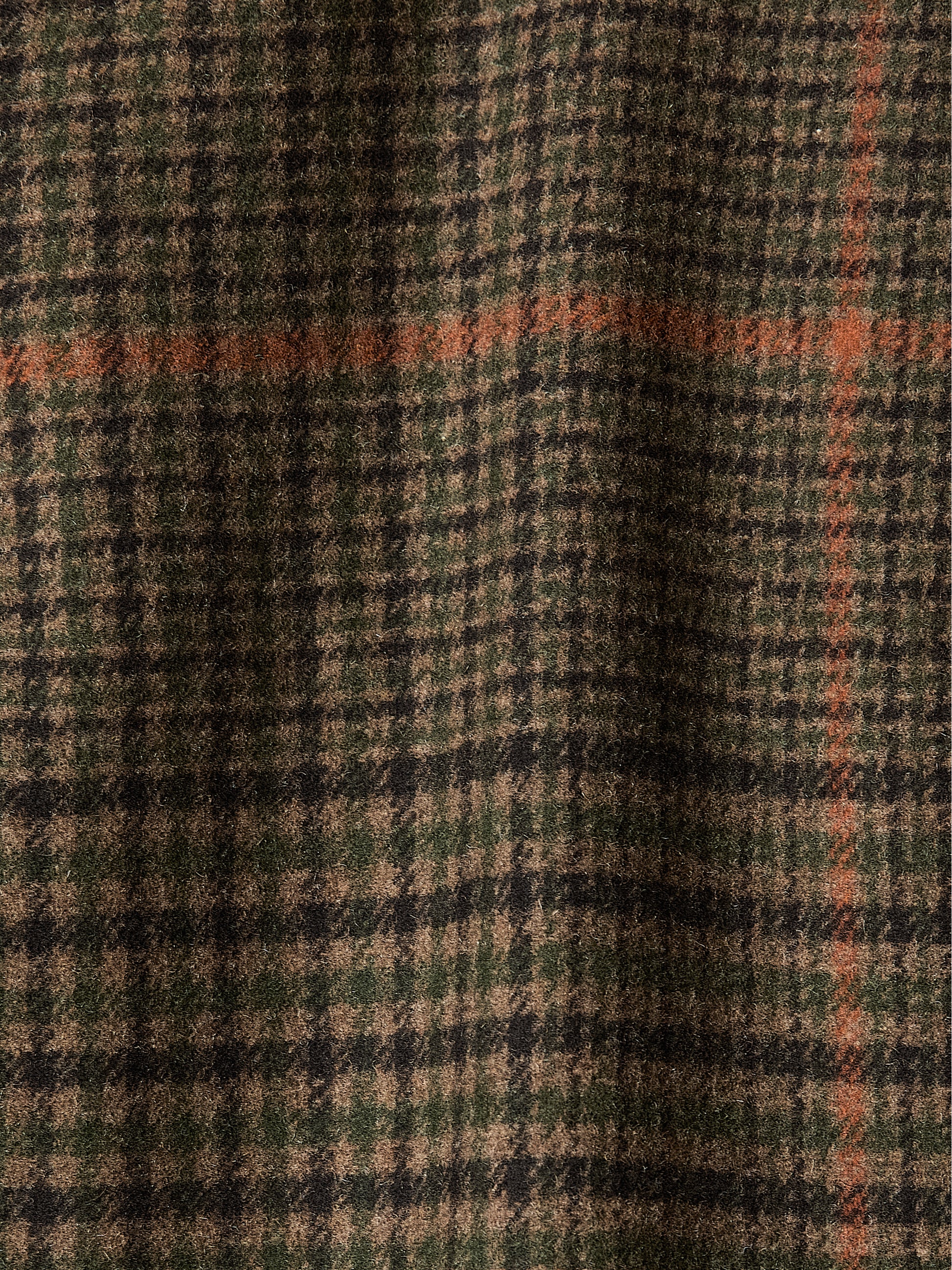 Plaid Wool-Blend Jacket