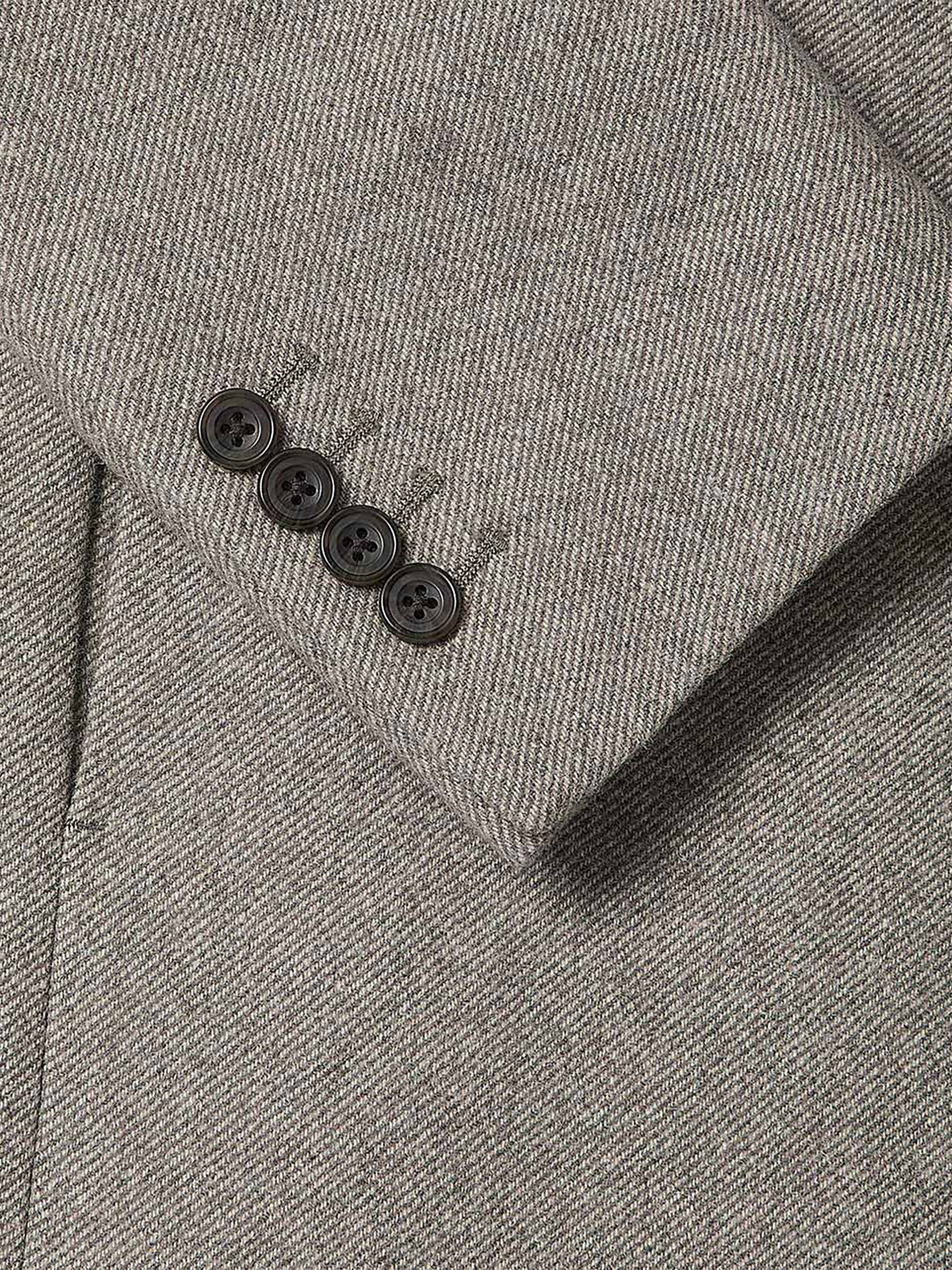 Manteau Court en Laine à Boutonnage Double