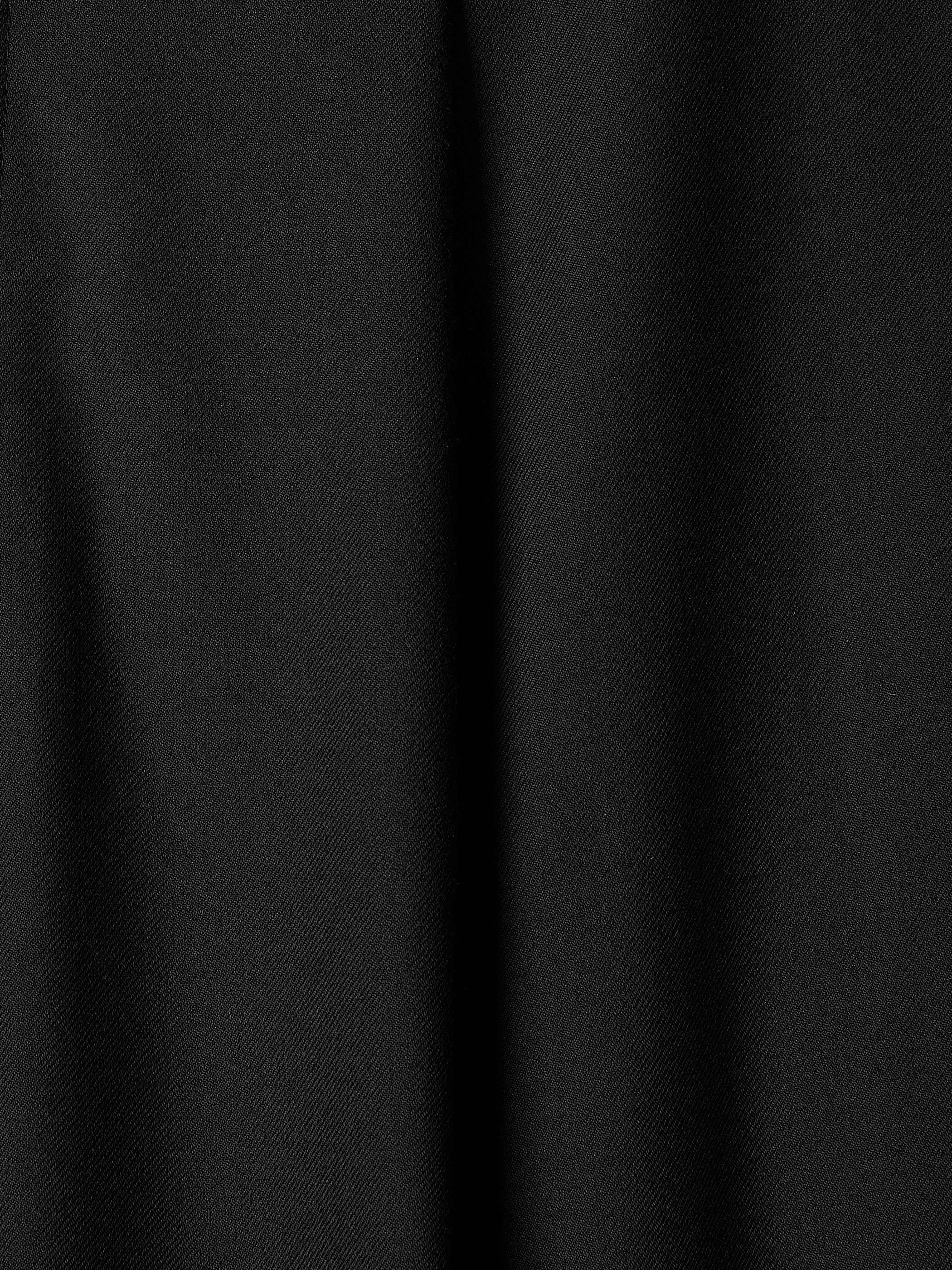 Wool-Blend Tapered-Leg Pleated Dress Pant
