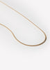 Delicate Snake Chain Necklace in Metal