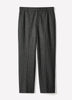 Straight Knit Pinstripe Wool Blend Pant