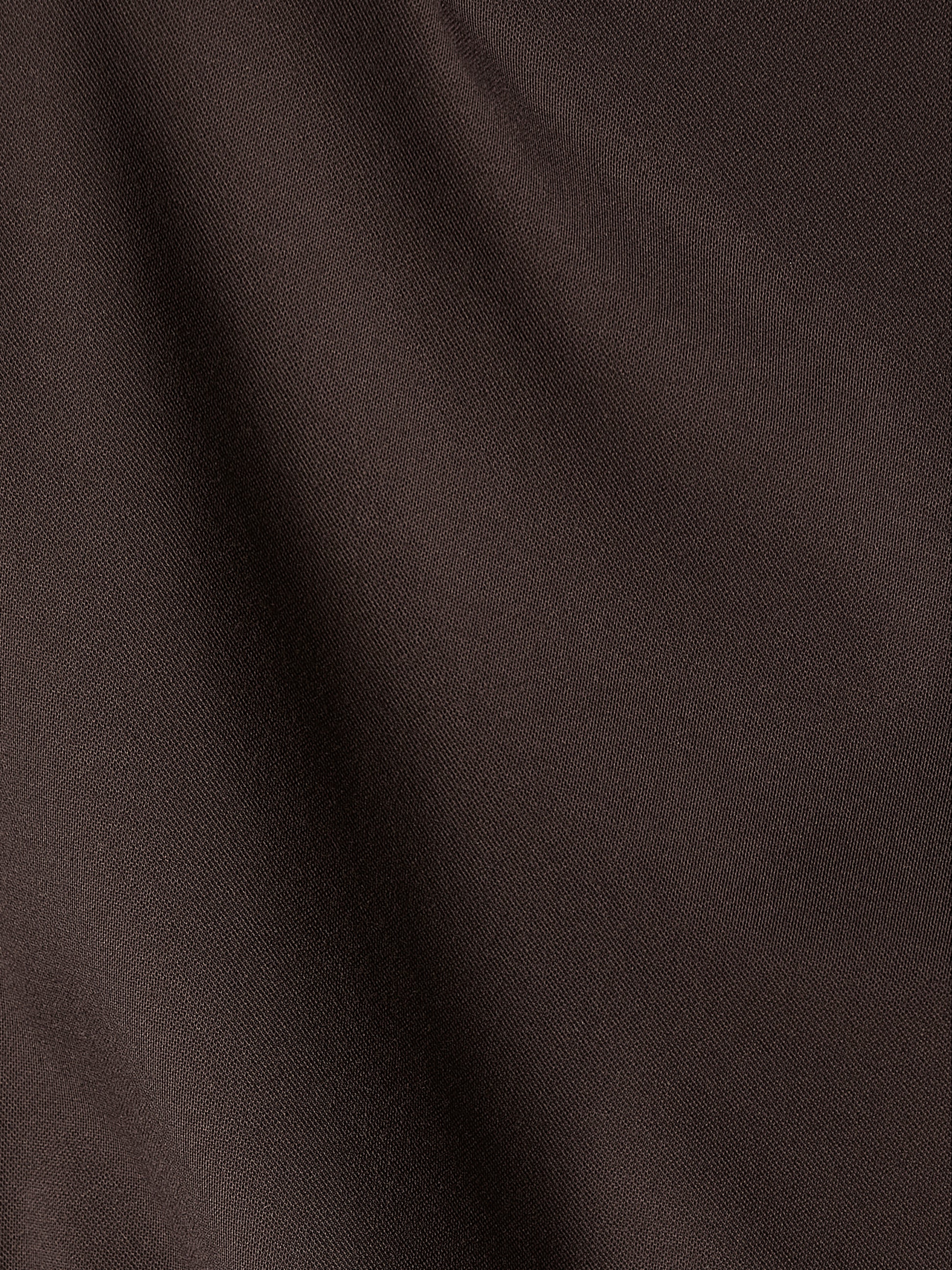 Extended-Sleeve Crew-Neck Draped Top