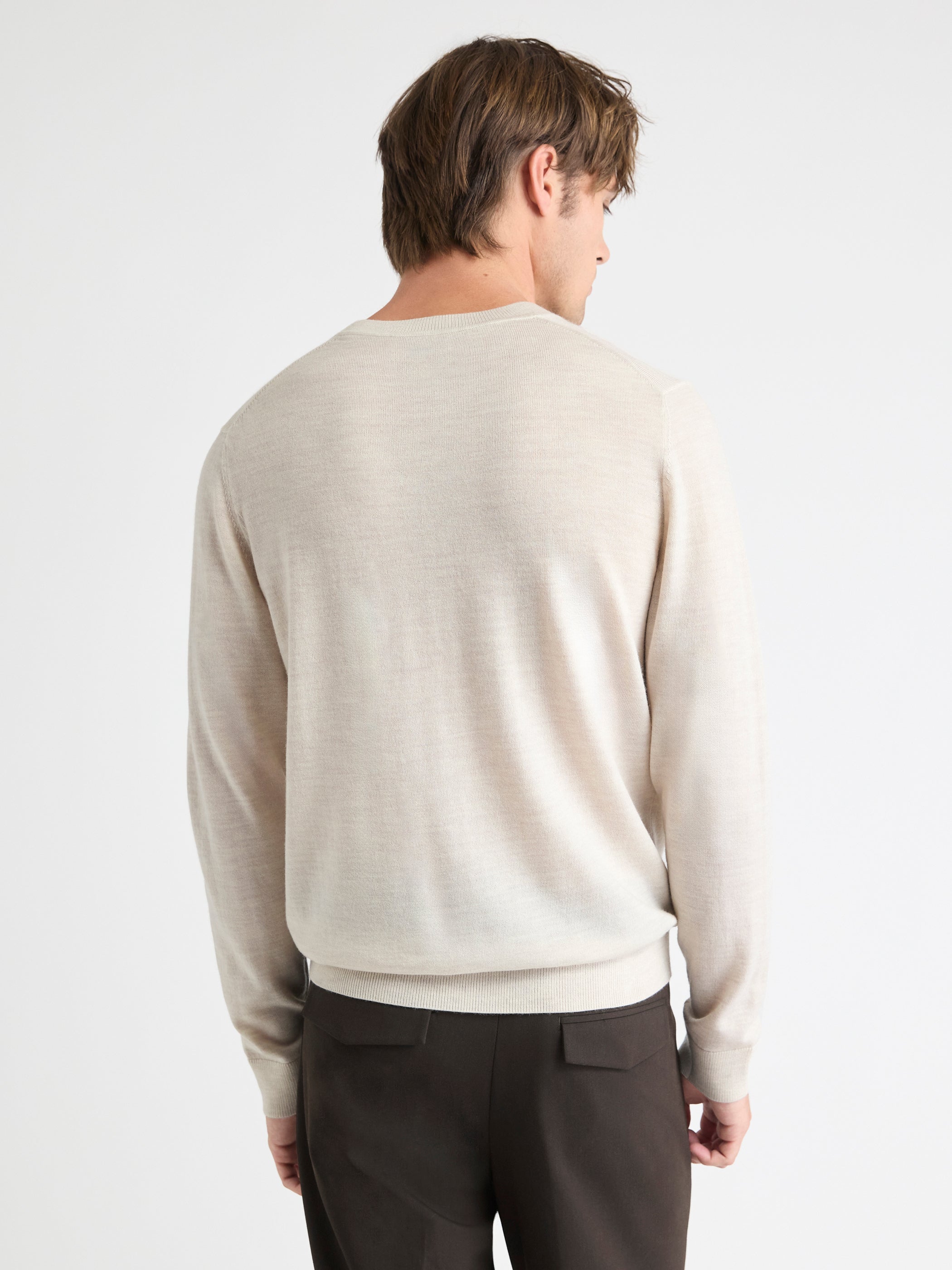 Merino Wool Crew Neck Sweater | RW&CO.