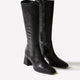 High Knee Leather Boot