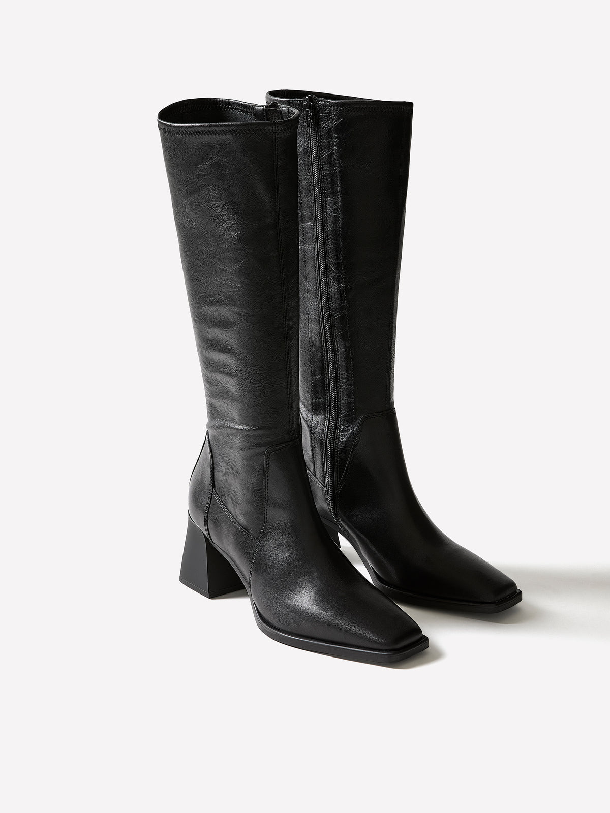 High Knee Leather Boot