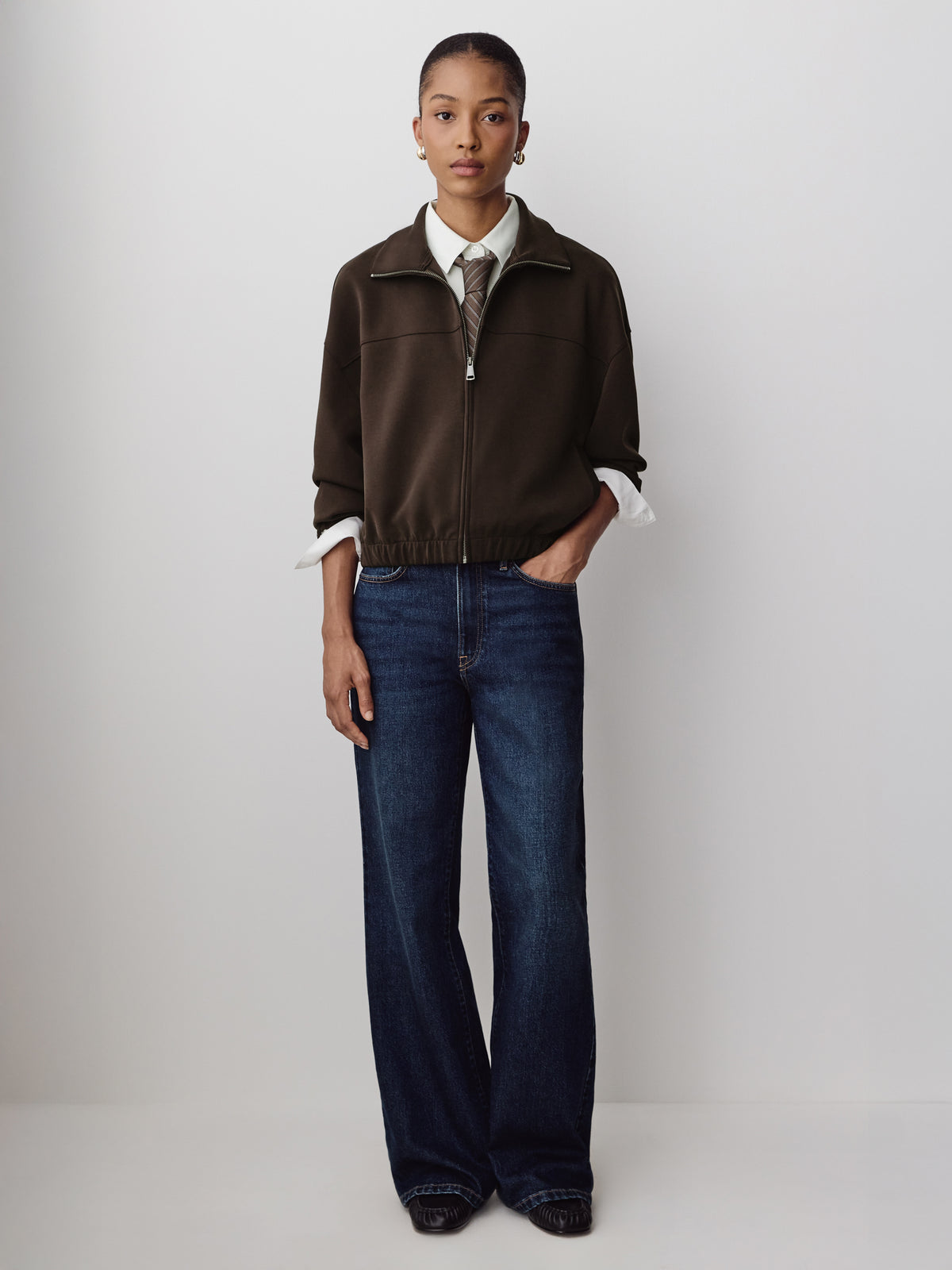 High-Rise Wide-Leg Jeans