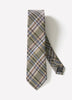 Skinny Tie with Checkered Pattern