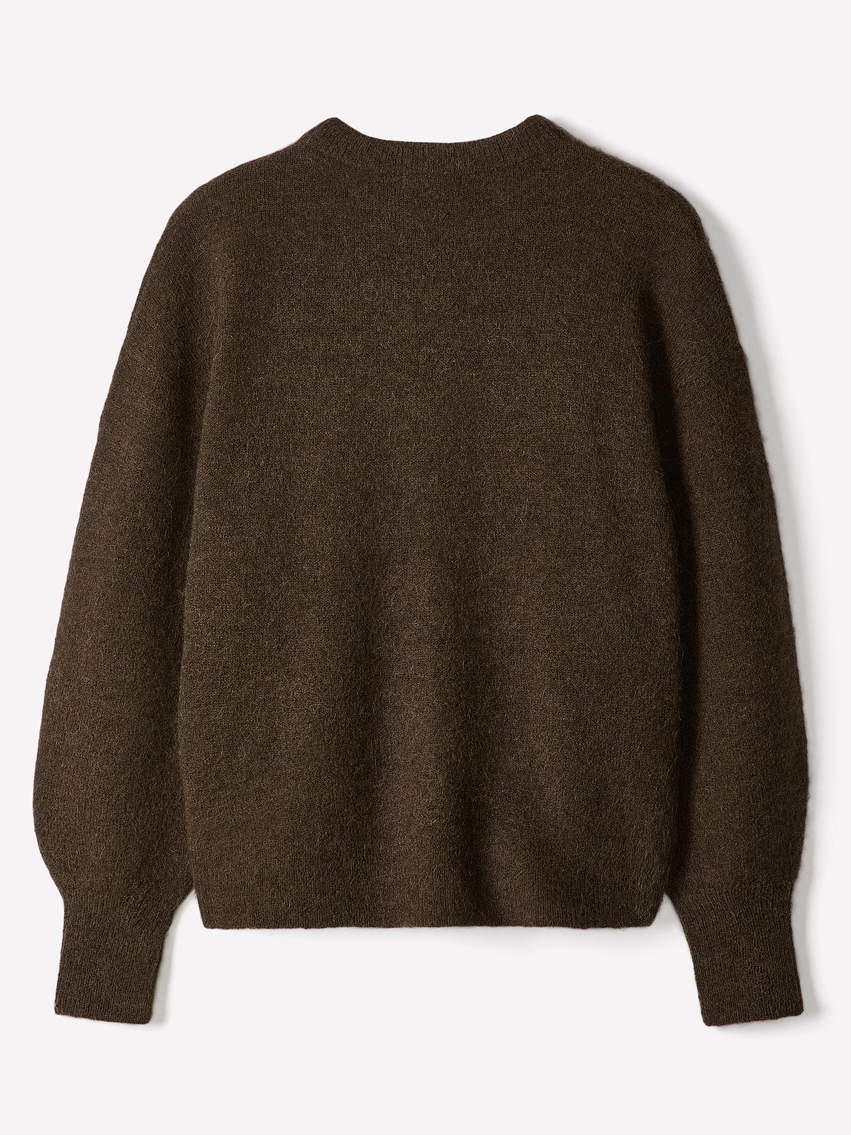 Wool-Blend Long-Sleeve Crew-Neck Sweater