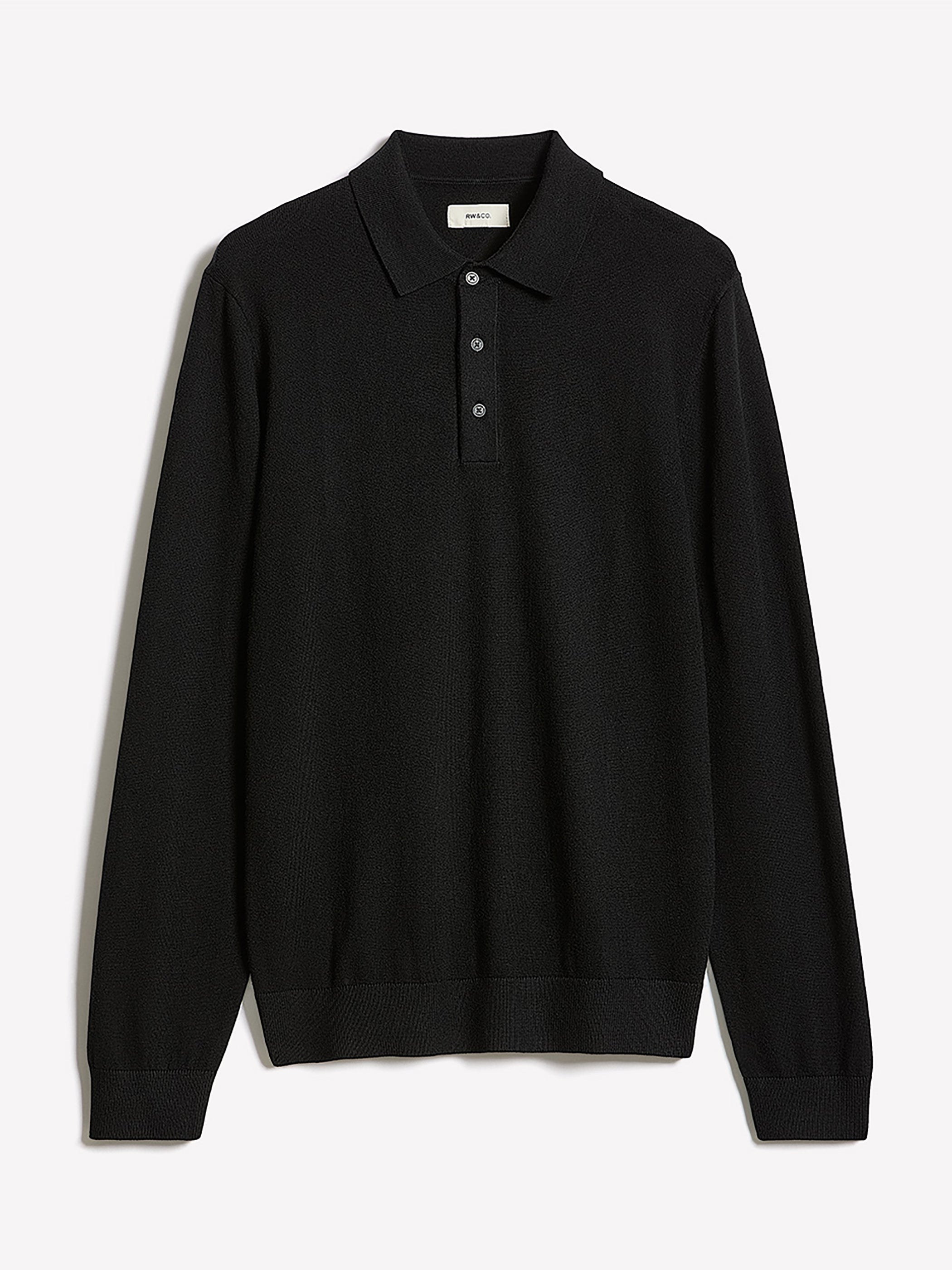 Long-Sleeve Polo Sweater | RW&CO.