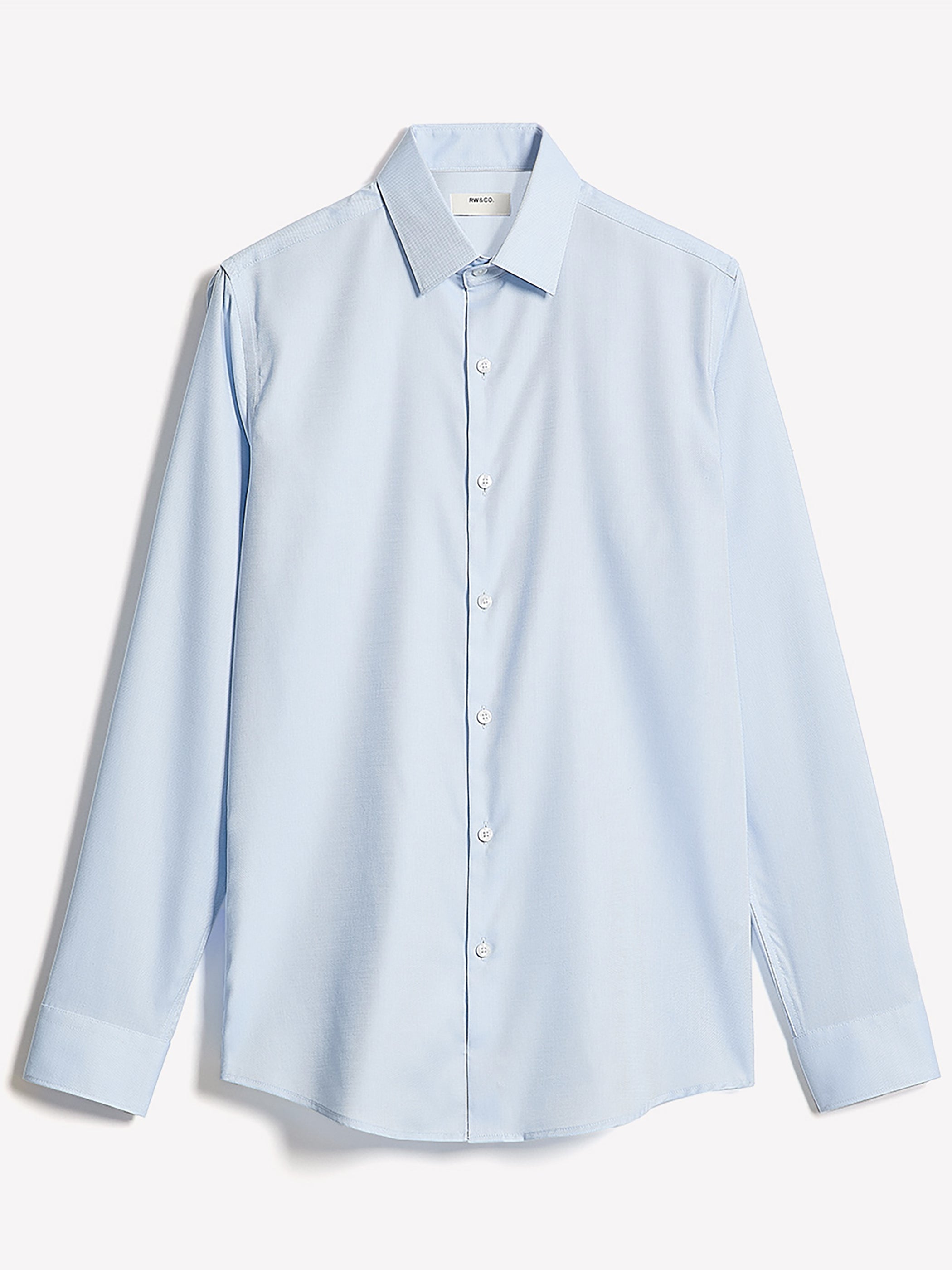 Chemise Habillée à Coupe Étroite en Dobby