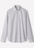 Tailored Cotton Woven Shirt with Stand Collar
