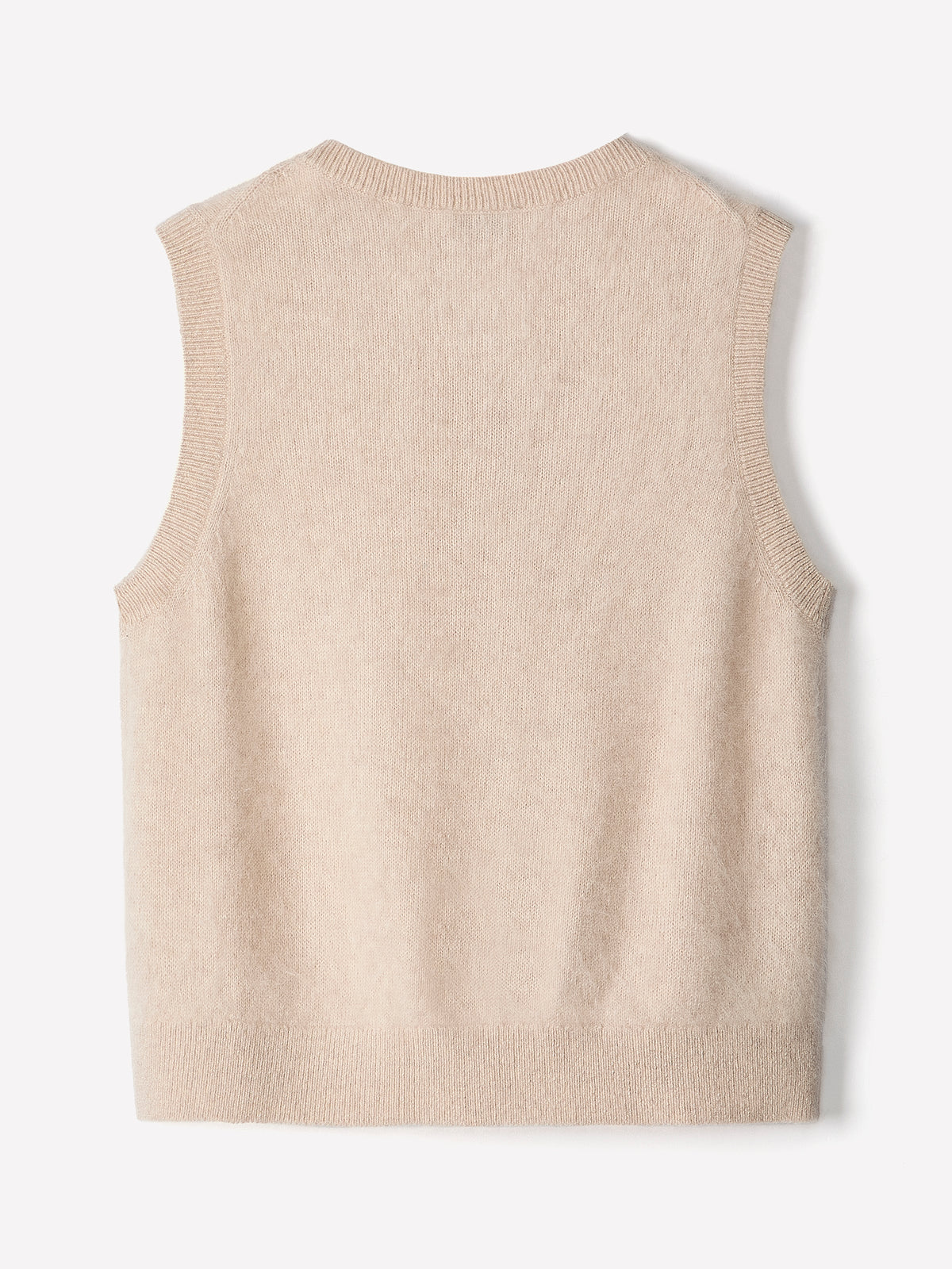 Knit Sweater Vest 100% Merino Wool