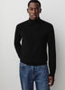 Long Sleeve Mock Neck Pullover Sweater Cotton Blend