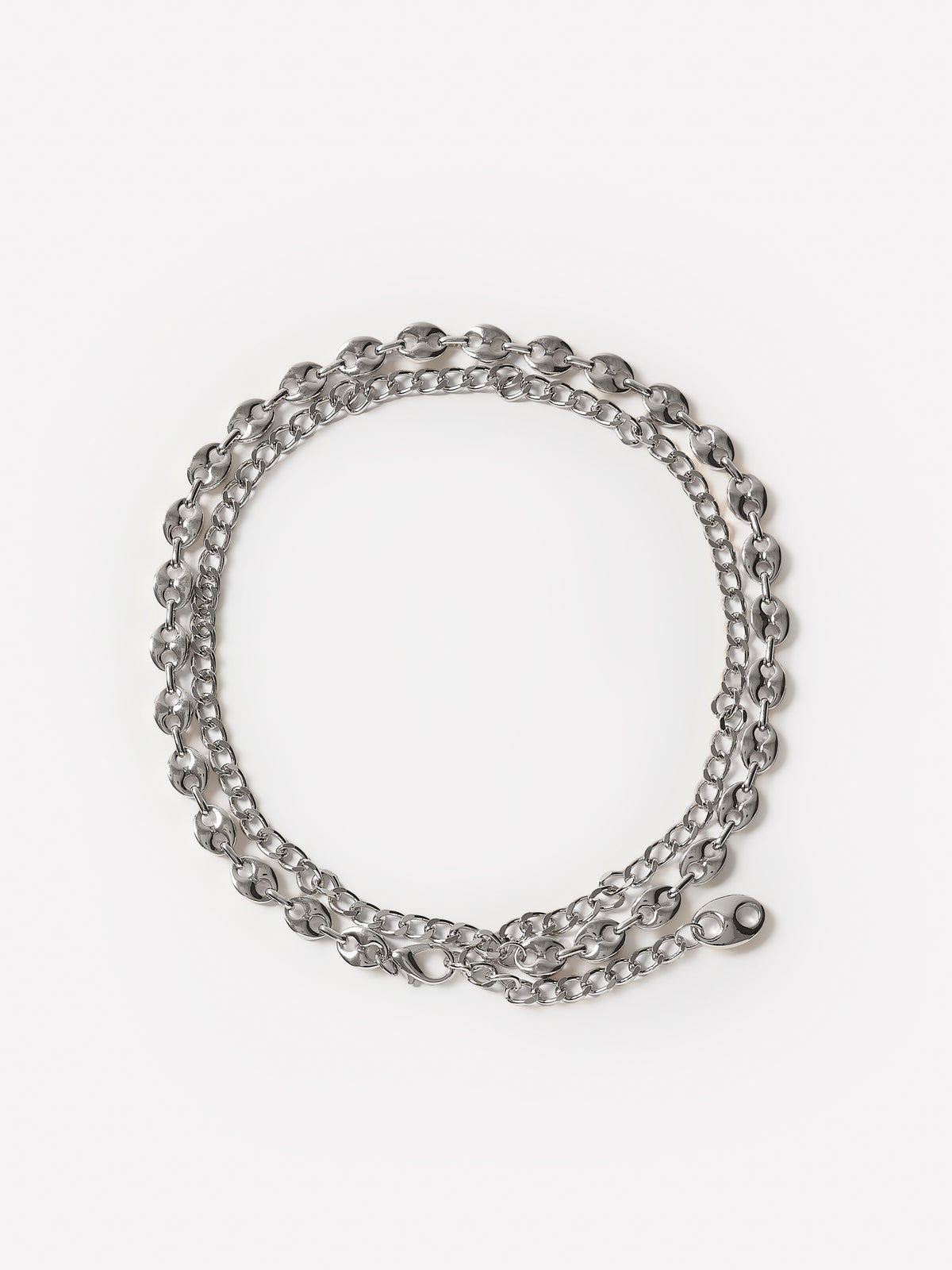 Metal Chain Belt with Adjustable Closure