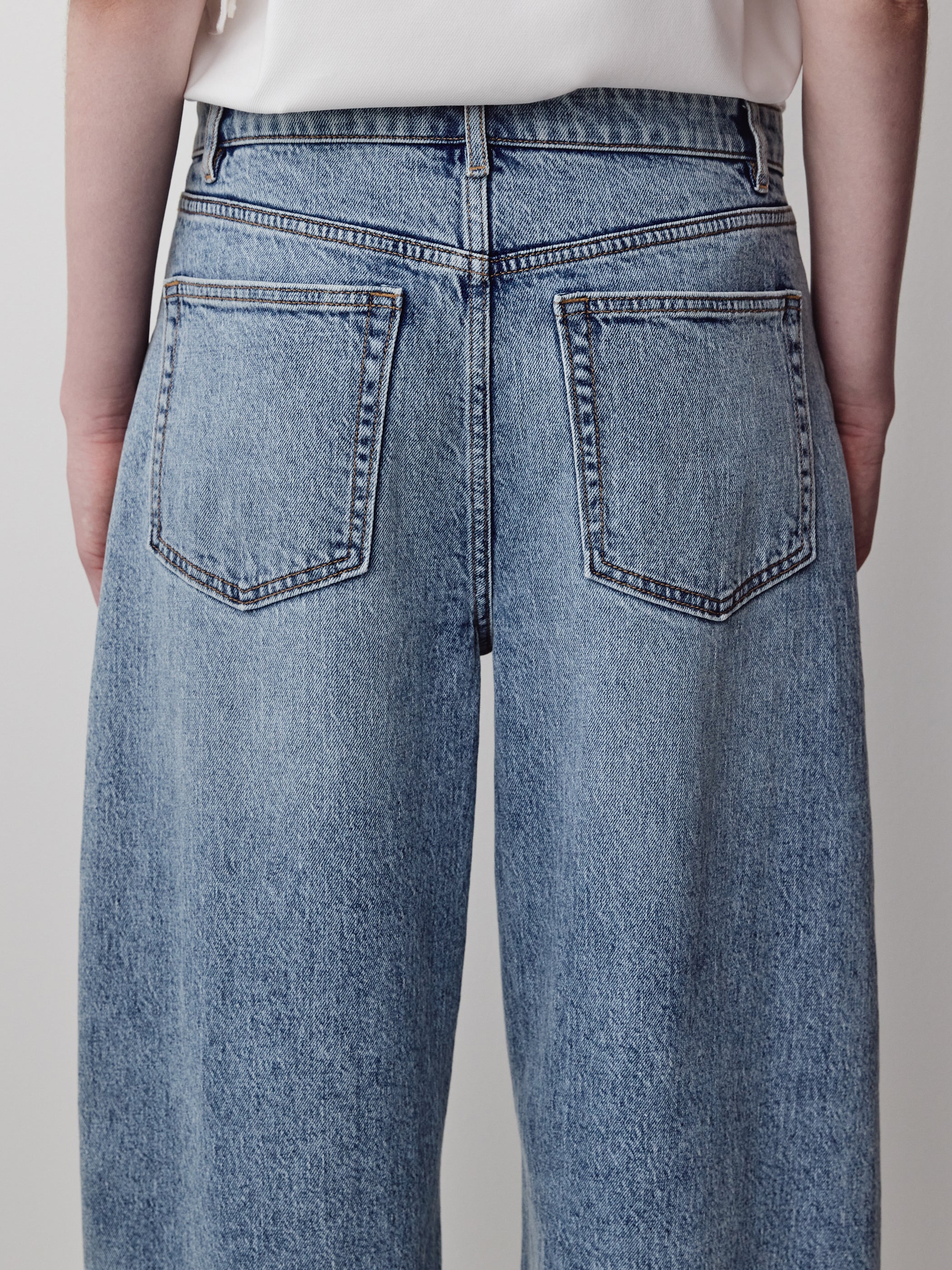 Slouchy Mid-Rise Jeans
