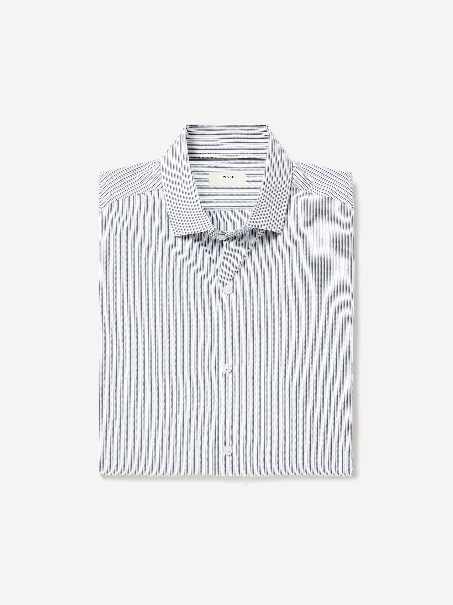 Slim-Fit Striped Dress Shirt