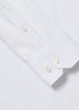 Slim Fit Cotton Knit Shirt with Tailored Collar