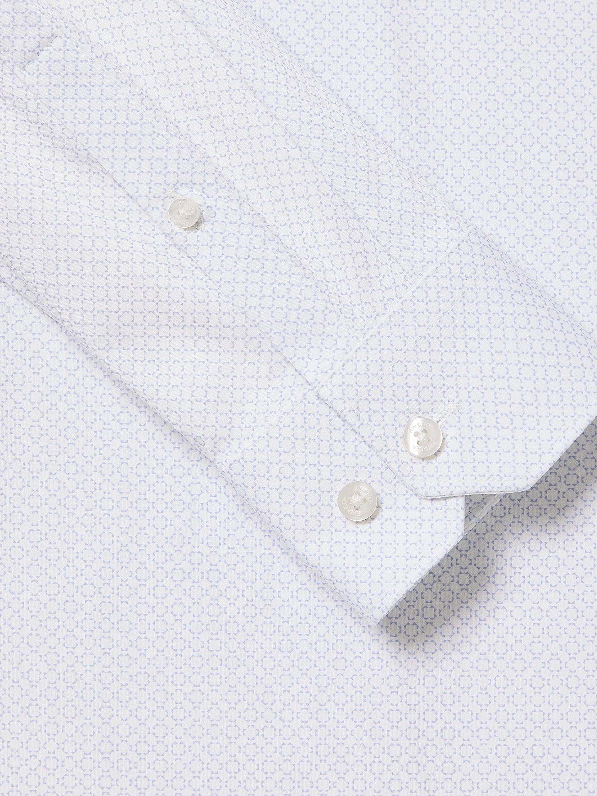 Slim Fit Cotton Knit Shirt with Tailored Collar