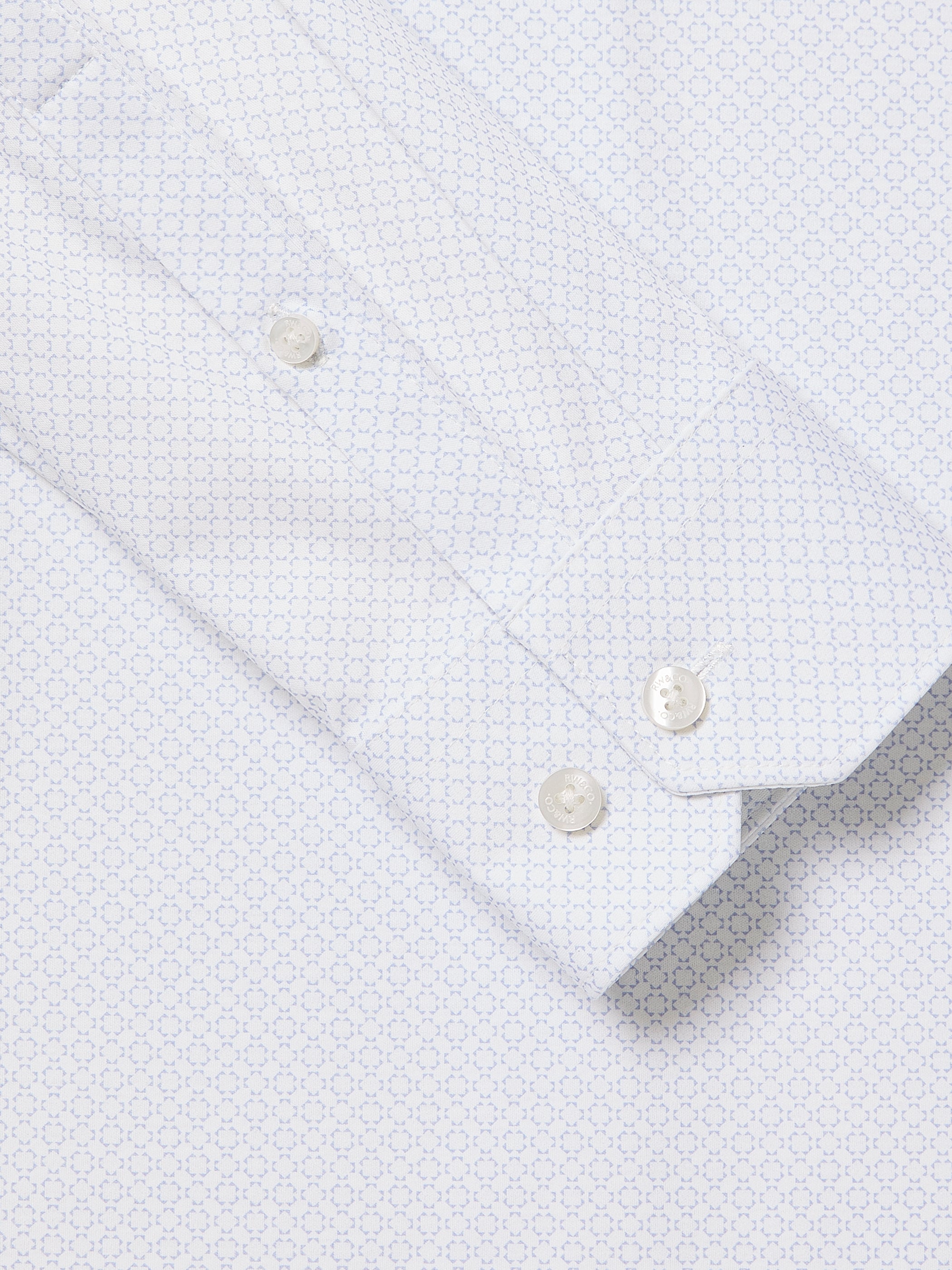 Slim Fit Cotton Knit Shirt with Tailored Collar