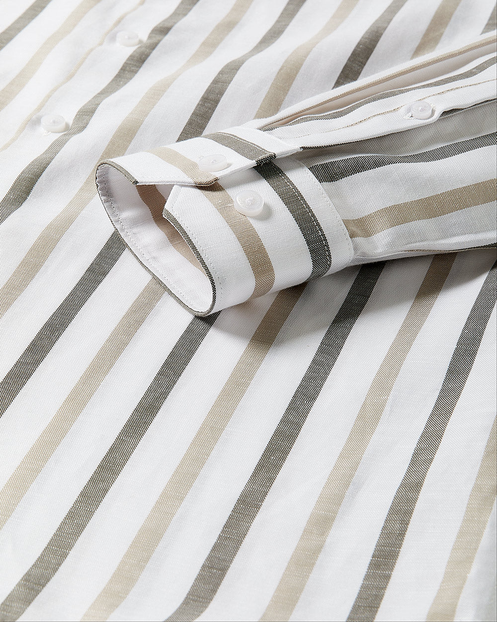 Tailored-Fit Linen Dress Shirt