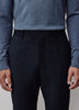 Slim Fit Woven Navy Windowpane Pant