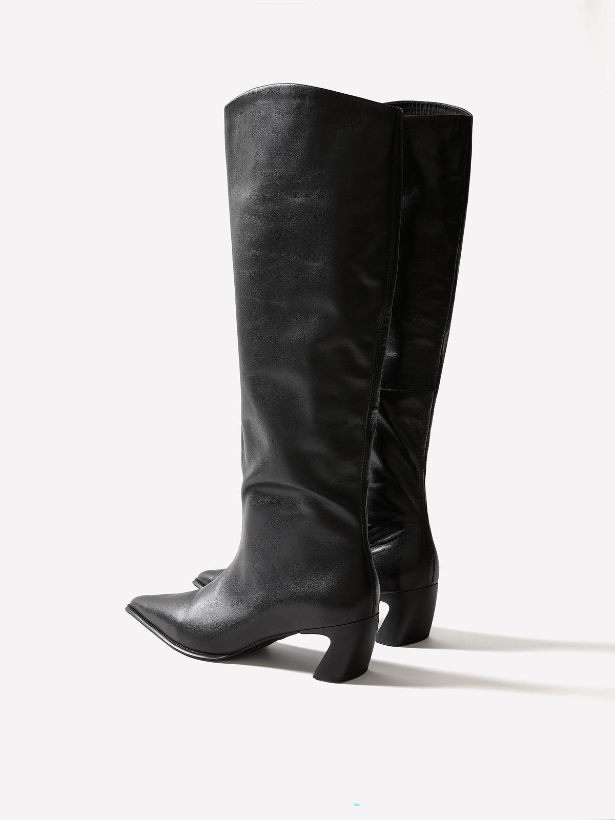 High Knee Leather Boot