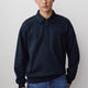 Men's Heavy Knit Cotton Blend Polo