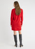 Merino Wool V-Neck Sweater Dress