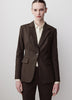 One-Button Fitted Blazer
