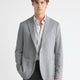 Slim-Fit Knit Blazer